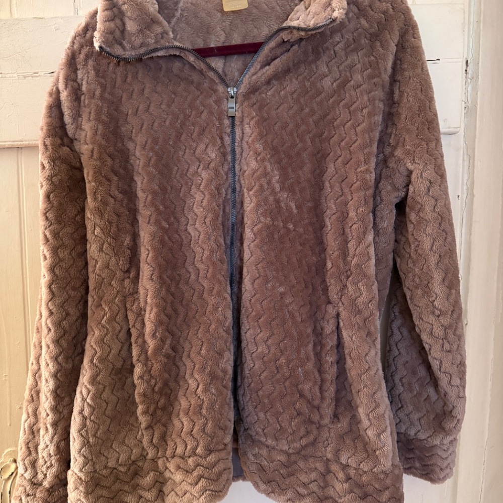 ZeroXposur Embossed Pile Tan Jacket XL